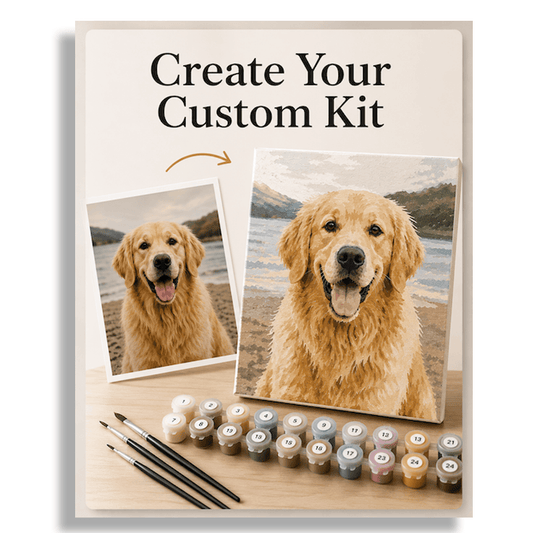 Custom Paint by Numbers Kit - Created from your photo