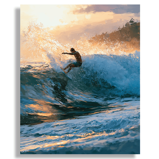 Dawn Surf Spray - Paint by Numbers Kit