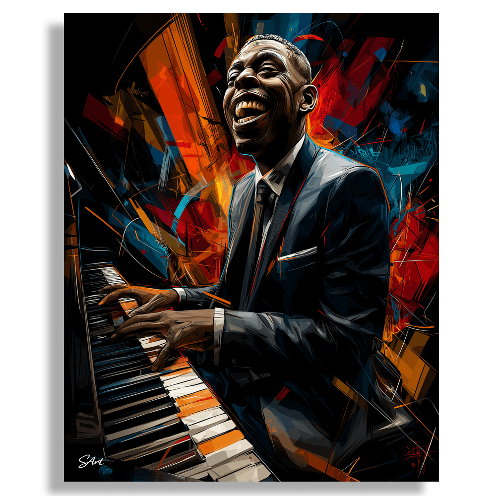 Jazz Piano Player - Paint by Numbers Kit