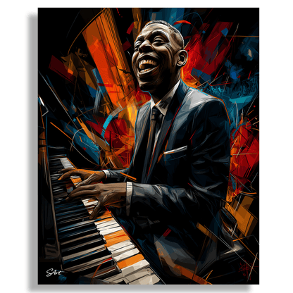 Jazz Piano Player - Paint by Numbers Kit