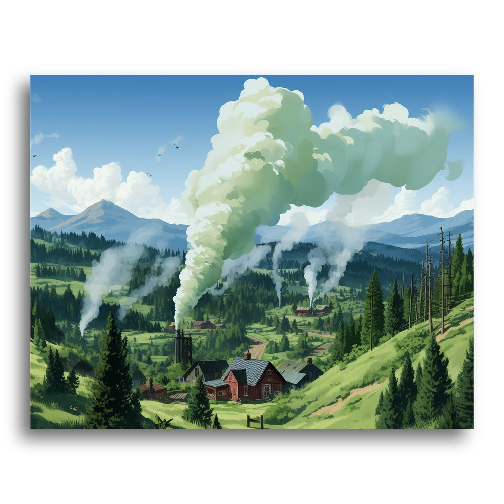 Mountain Valley Smoke – Paint by Numbers Kit