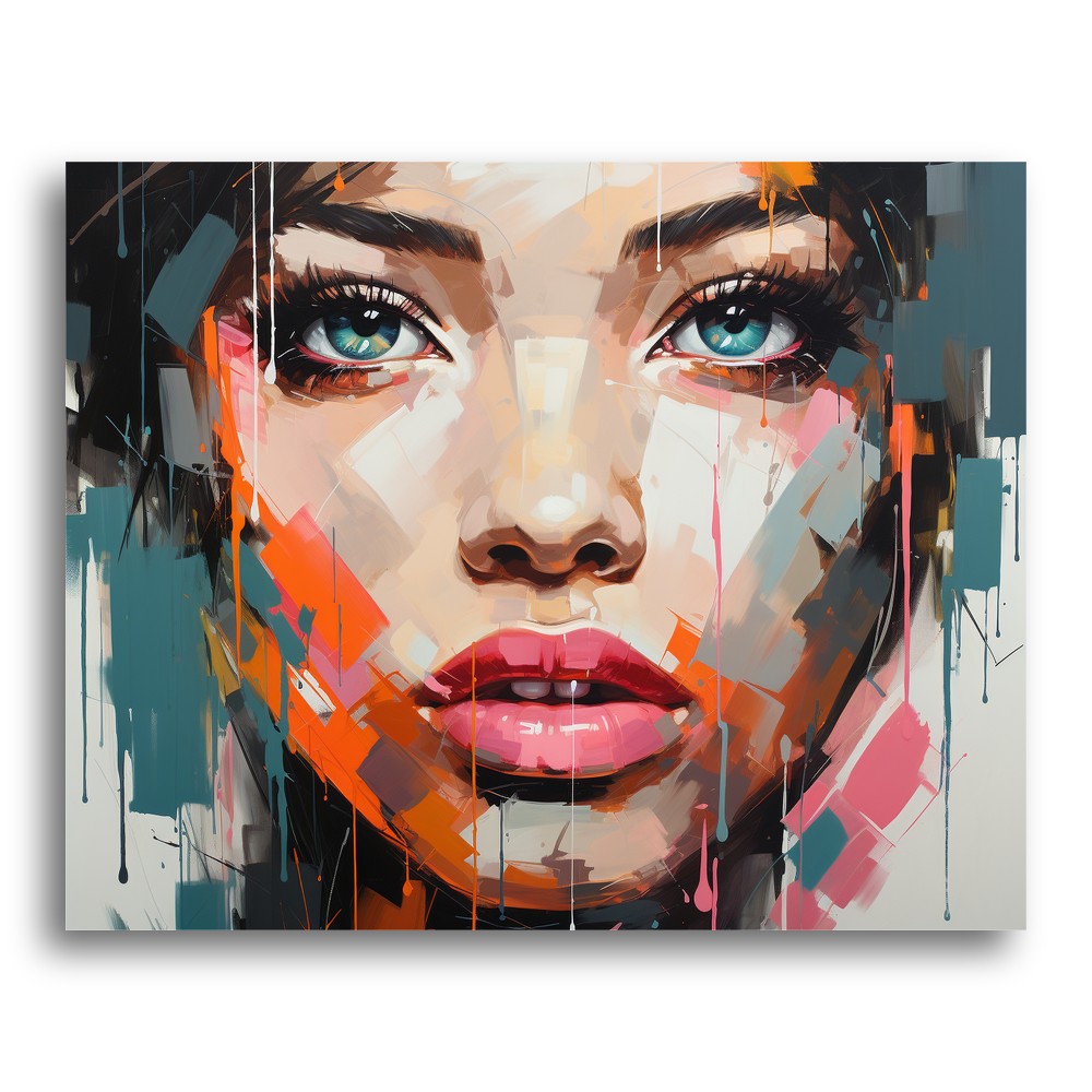 Vivid Woman's Portrait – Paint by Numbers Kit