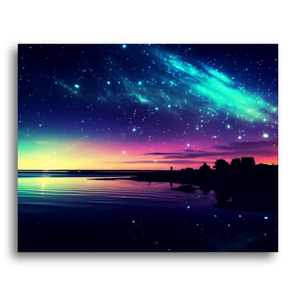 Celestial Twilight Shore – Paint by Numbers Kit