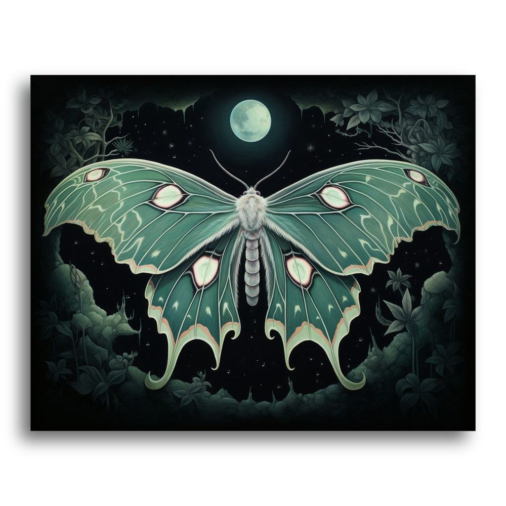 Moonlit Luna Moth – Paint by Numbers Kit