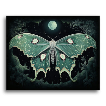 Moonlit Luna Moth – Paint by Numbers Kit