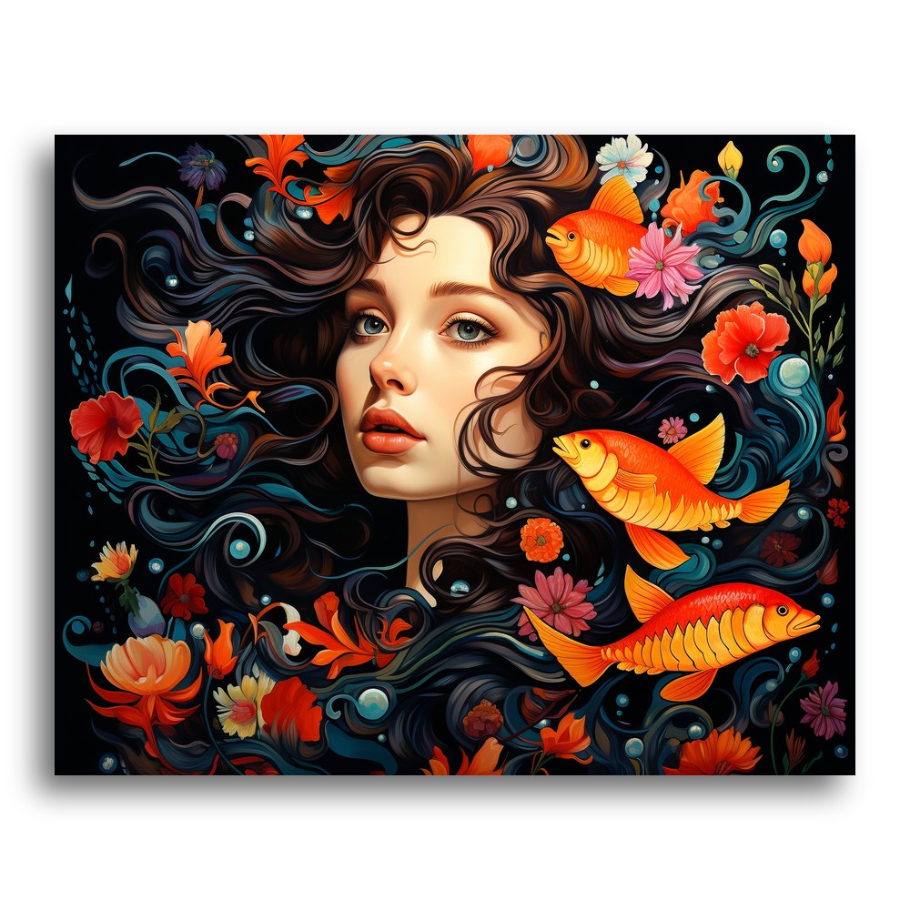 Golden Koi Dream – Paint by Numbers Kit