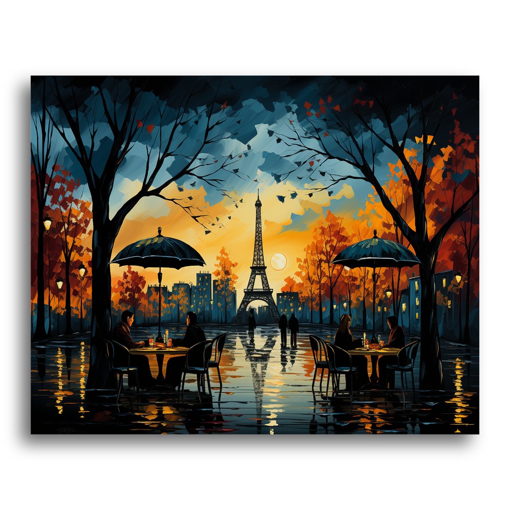 Paris Evening Reflection – Paint by Numbers Kit