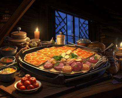Rustic Feast Platter – Paint by Numbers Kit