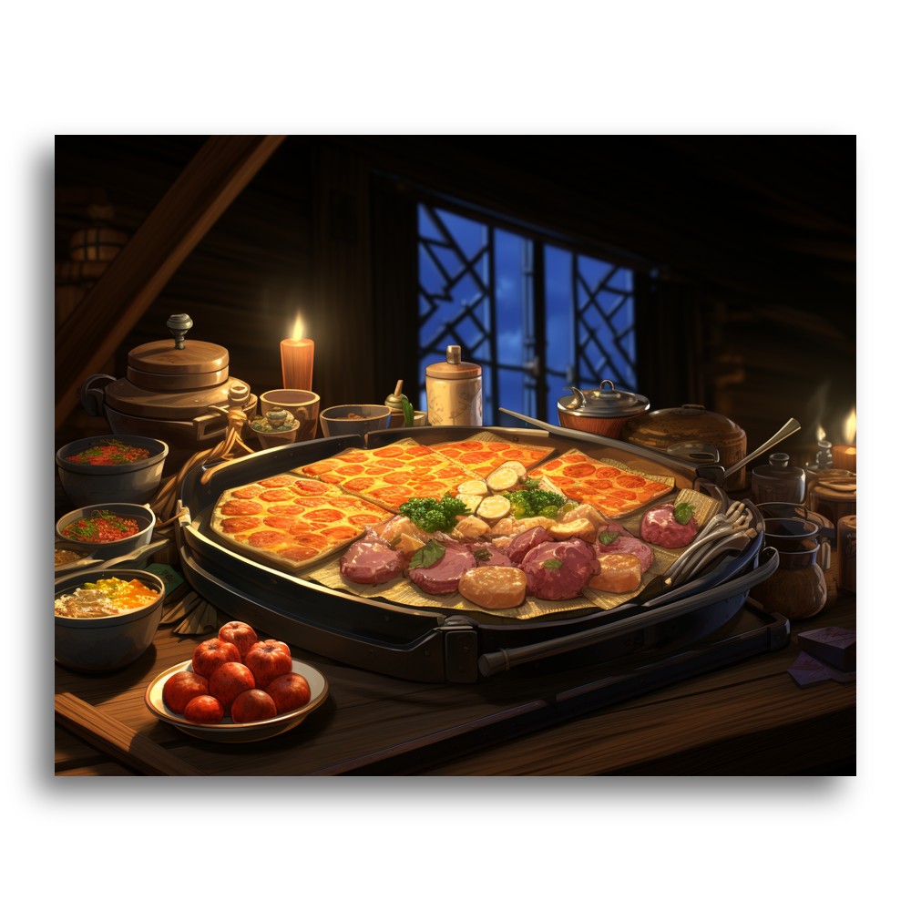 Rustic Feast Platter – Paint by Numbers Kit