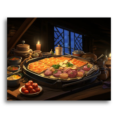 Rustic Feast Platter – Paint by Numbers Kit