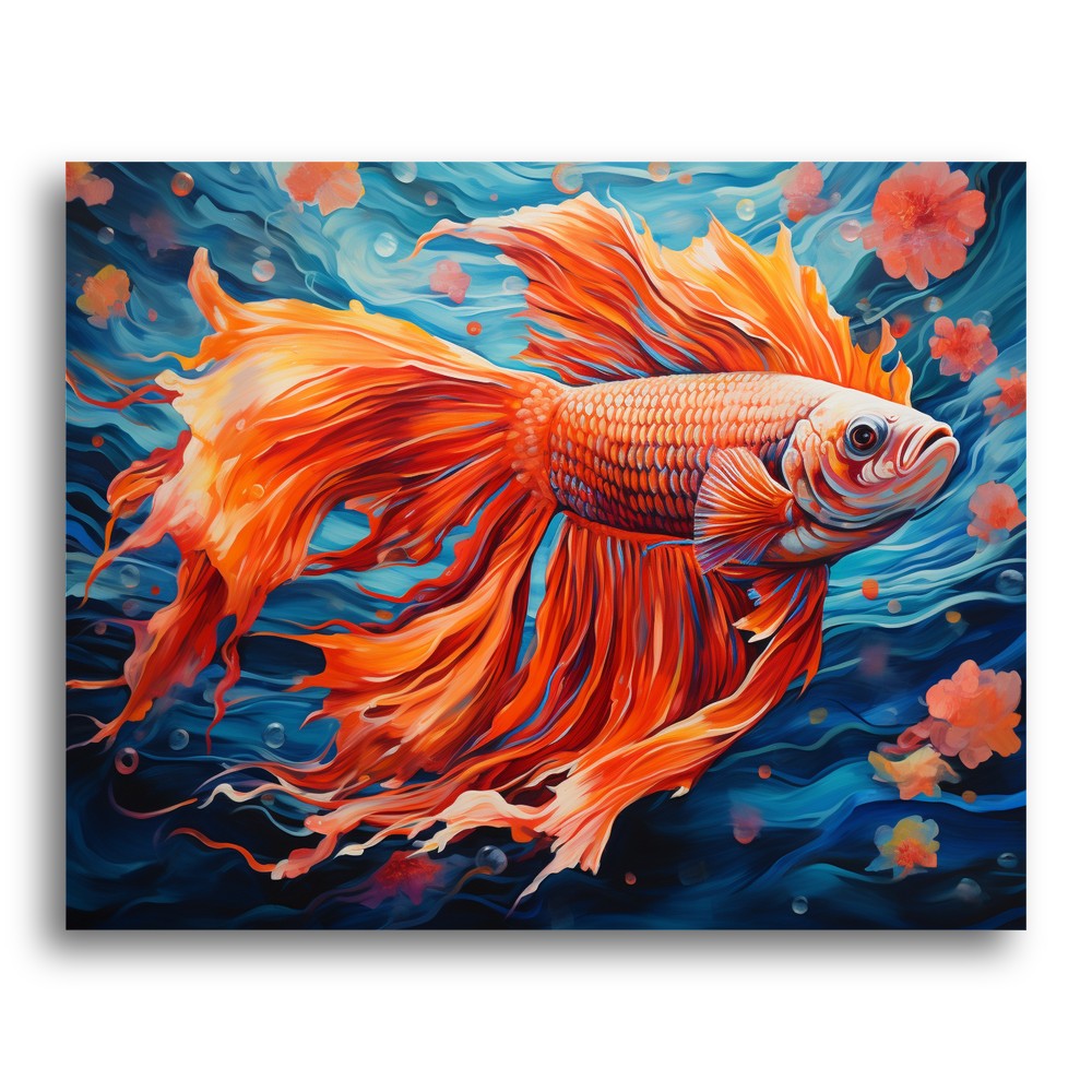 Radiant Betta Fish – Paint by Numbers Kit