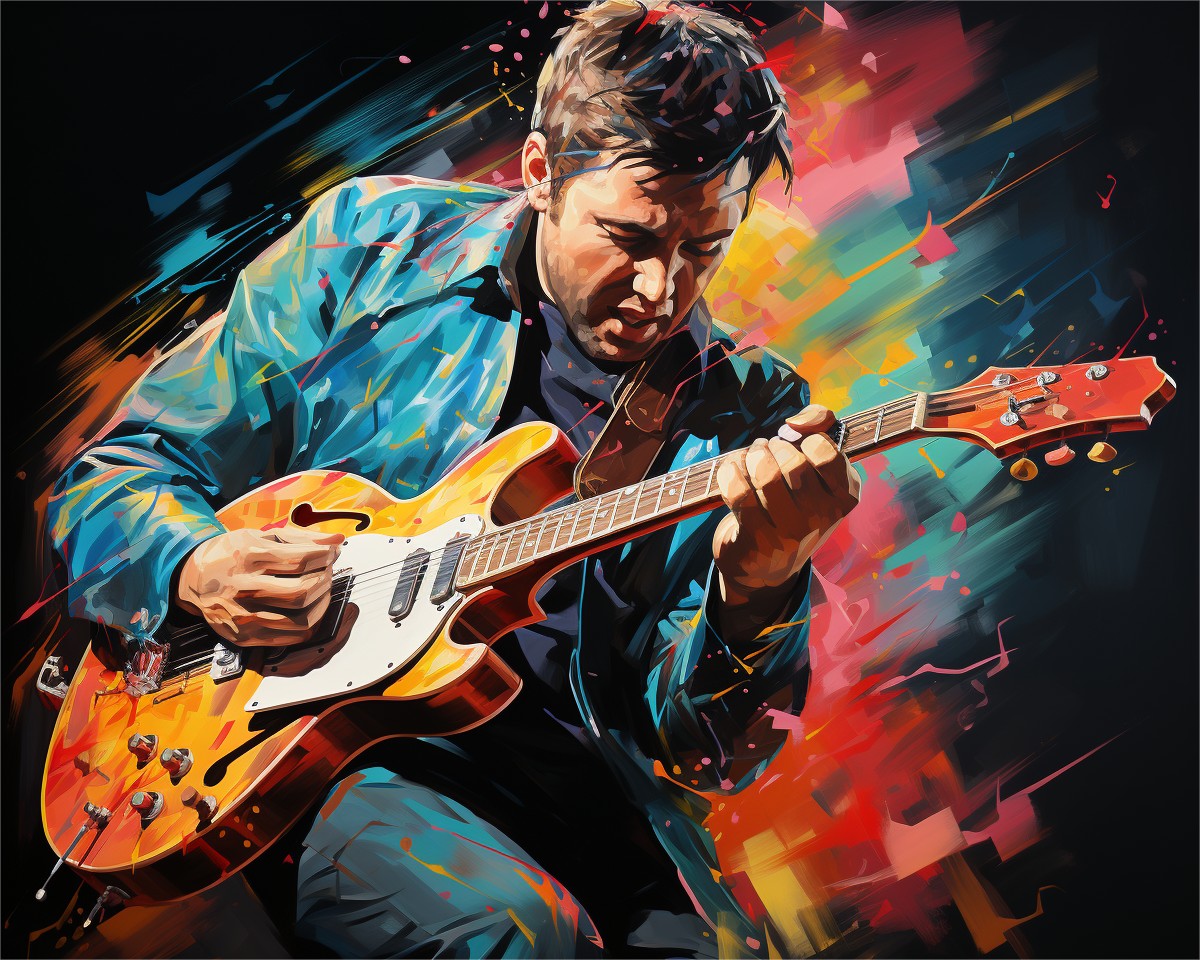 Electric Guitar Passion – Paint by Numbers Kit