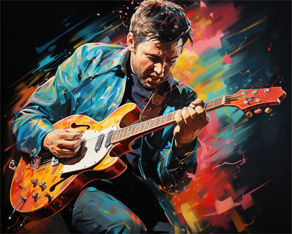 Electric Guitar Passion – Paint by Numbers Kit