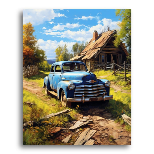 Old Farm Truck – Paint by Numbers Kit
