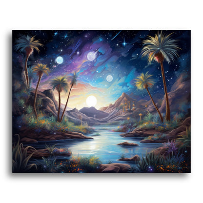 Celestial Desert Oasis – Paint by Numbers Kit