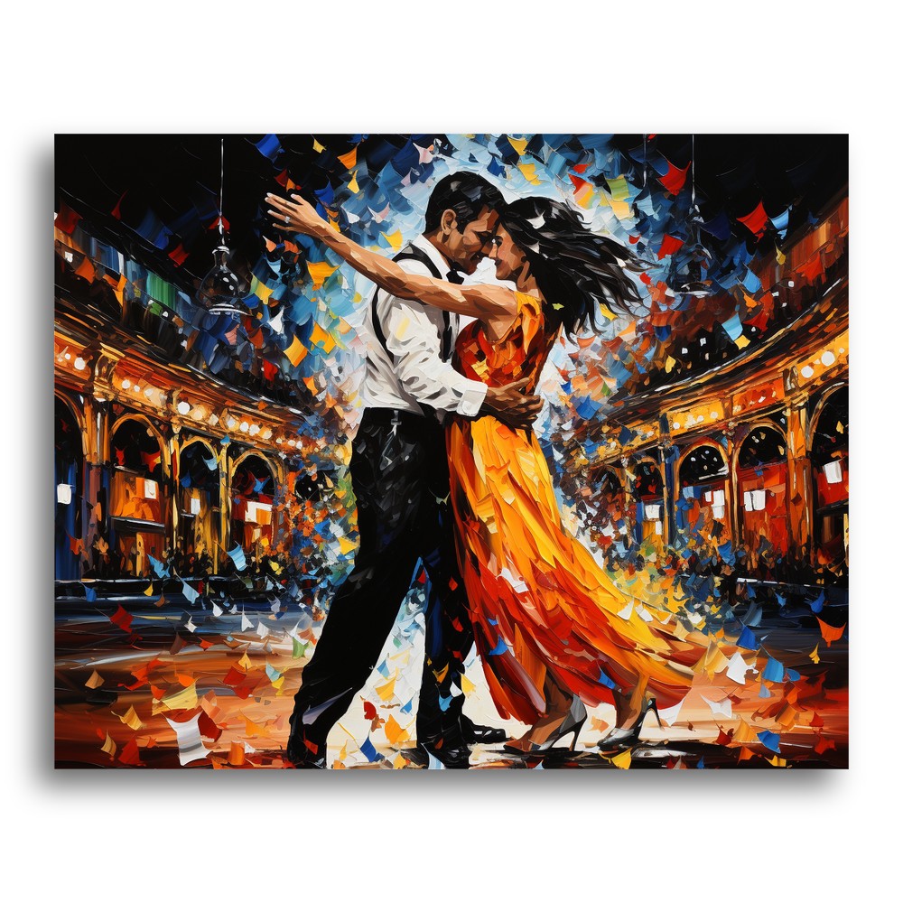 Elegant Ballroom Dance – Paint by Numbers Kit