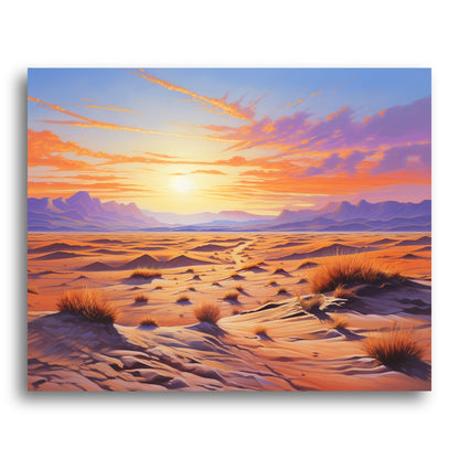 Sunset Desert Dunes – Paint by Numbers Kit