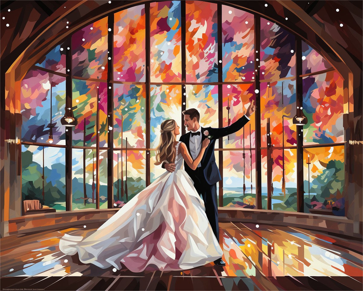 Elegant Wedding Dance – Paint by Numbers Kit