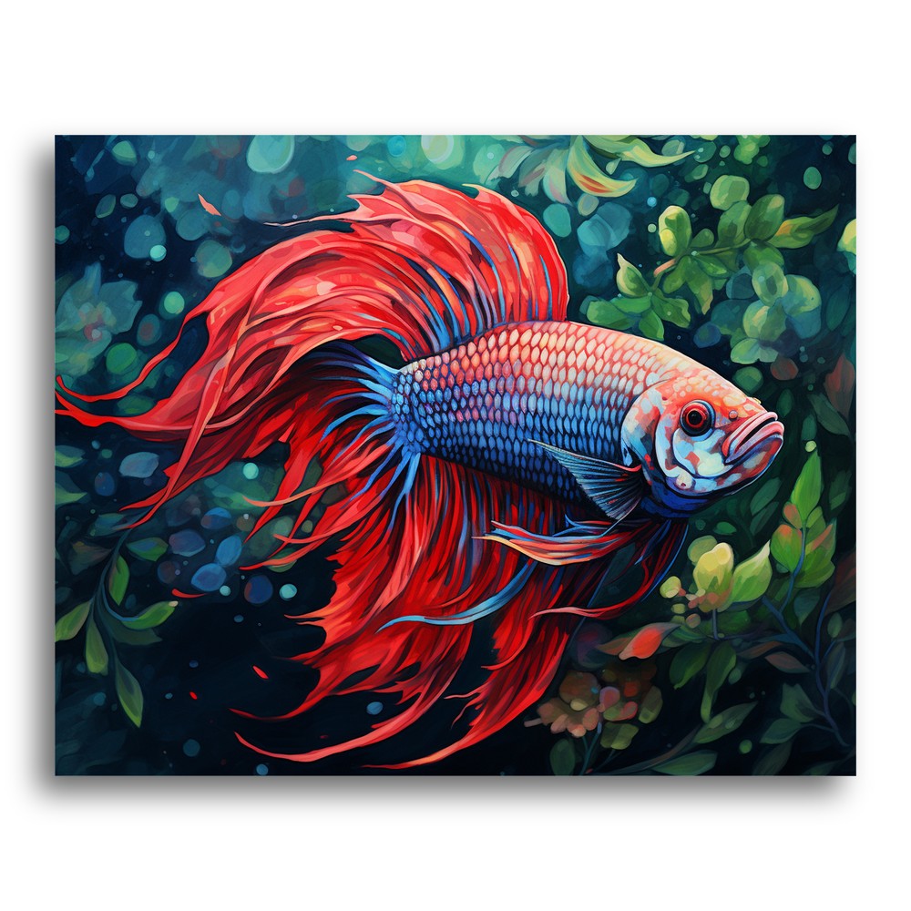 Regal Betta Fish – Paint by Numbers Kit