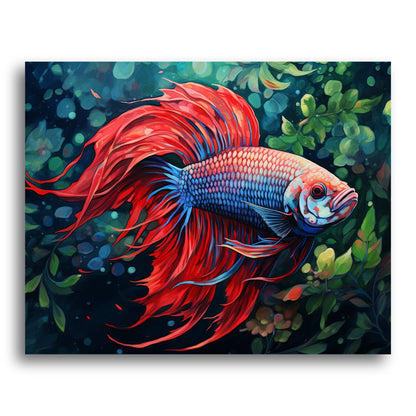 Regal Betta Fish – Paint by Numbers Kit