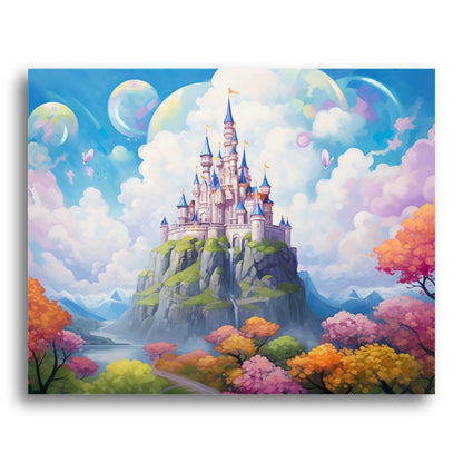 Enchanted Castle Realm – Paint by Numbers Kit