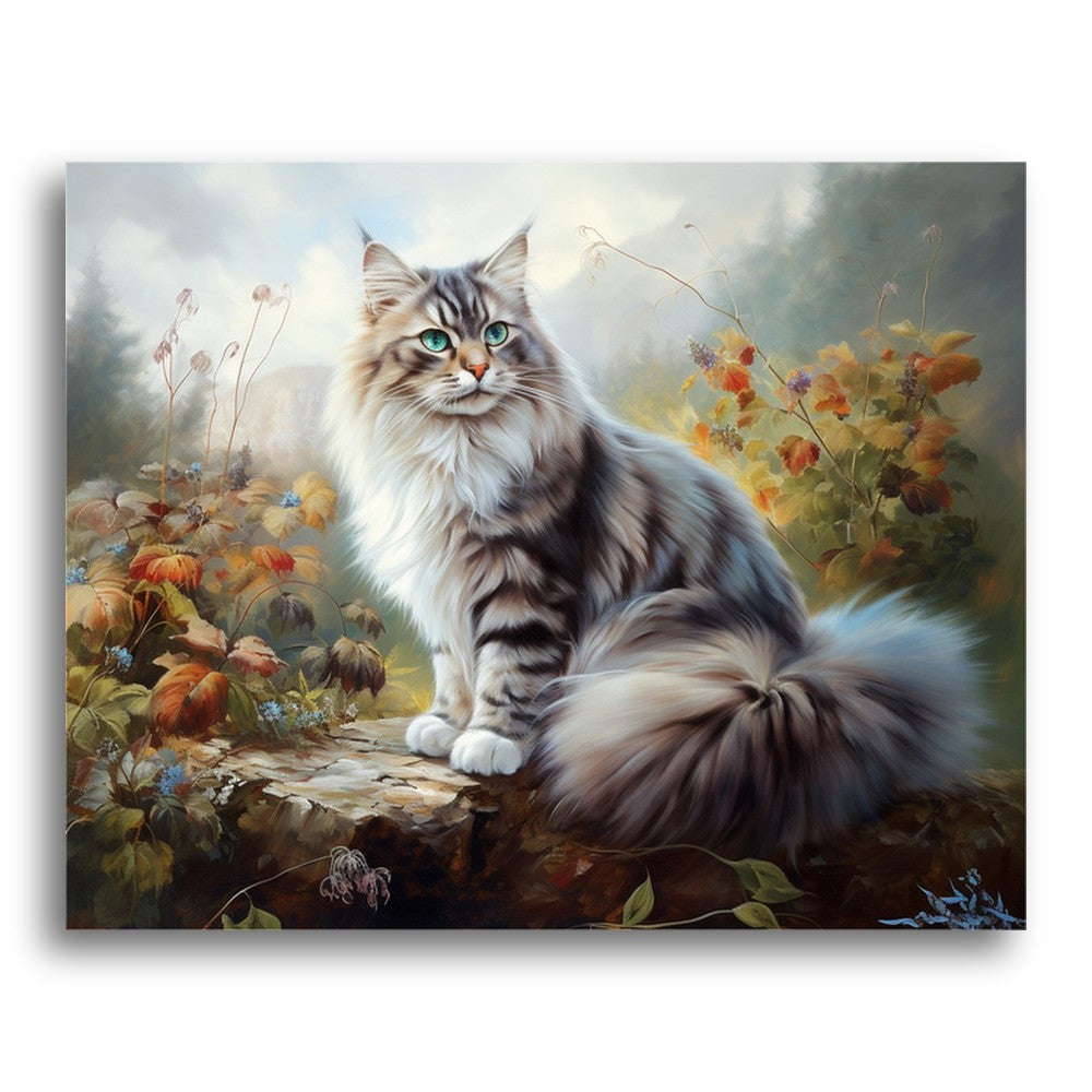 Regal Forest Cat – Paint by Numbers Kit