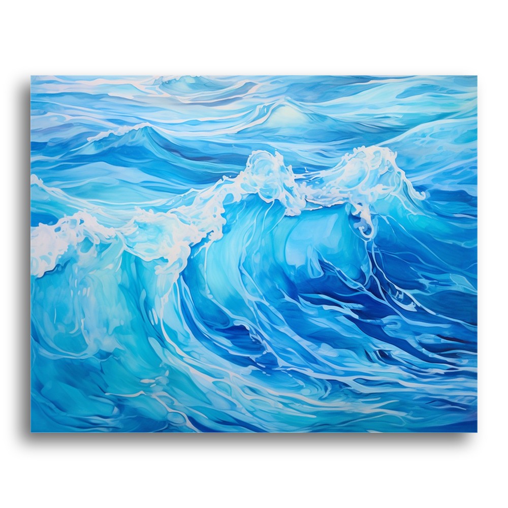 Ocean Wave Crest – Paint by Numbers Kit