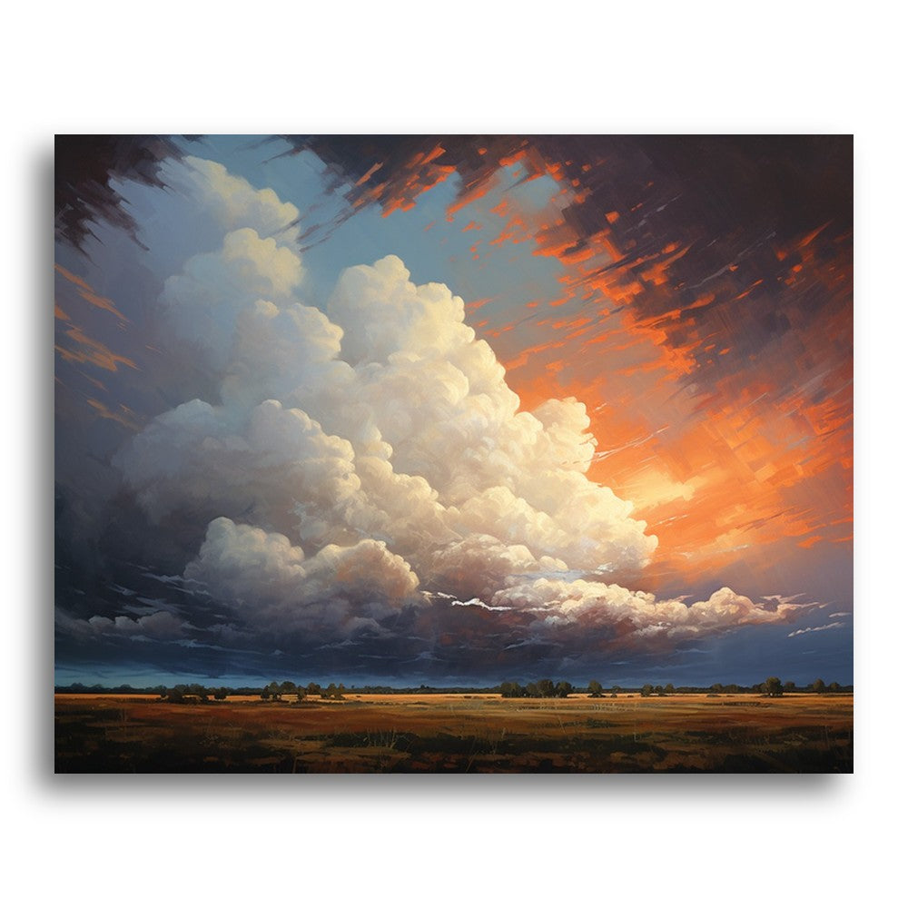 Sunset Storm Clouds – Paint by Numbers Kit