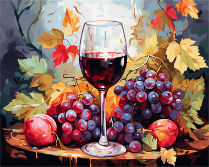 Autumn Wine Harvest – Paint by Numbers Kit
