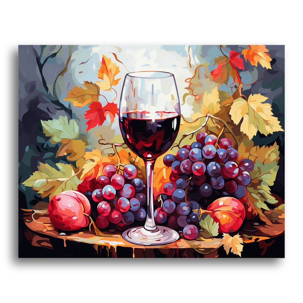 Autumn Wine Harvest – Paint by Numbers Kit
