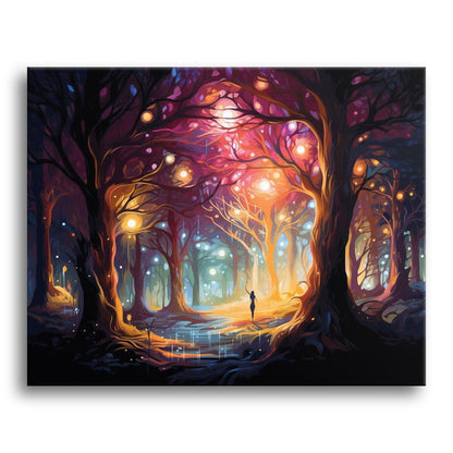 Enchanted Forest Glow – Paint by Numbers Kit
