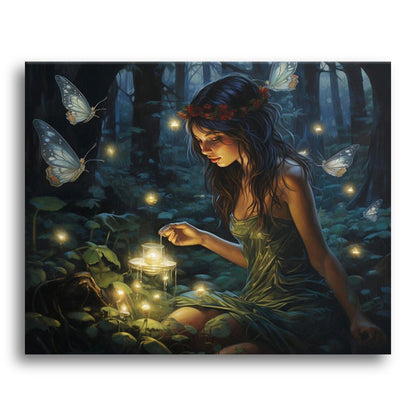 Enchanted Forest Girl – Paint by Numbers Kit