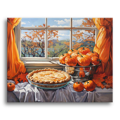 Autumn Pumpkin Harvest – Paint by Numbers Kit