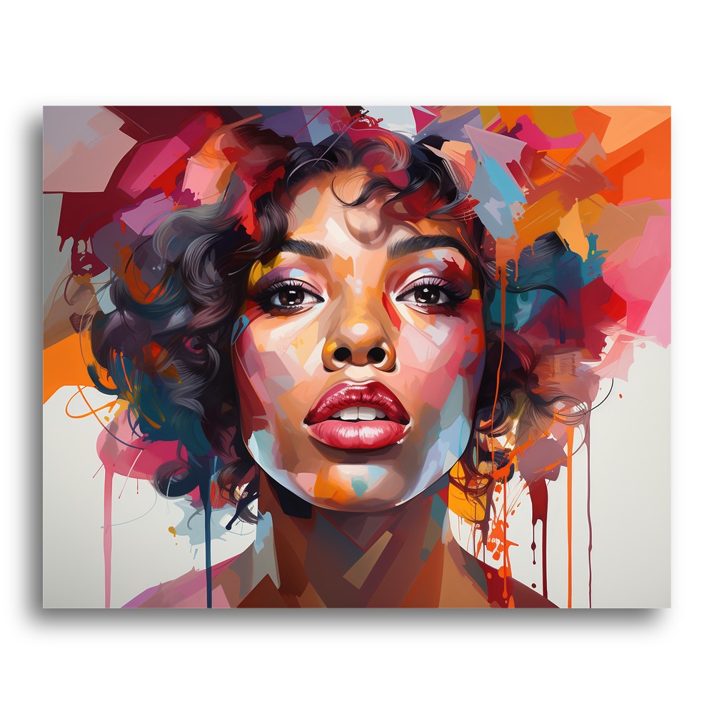 Vibrant Woman Portrait – Paint by Numbers Kit