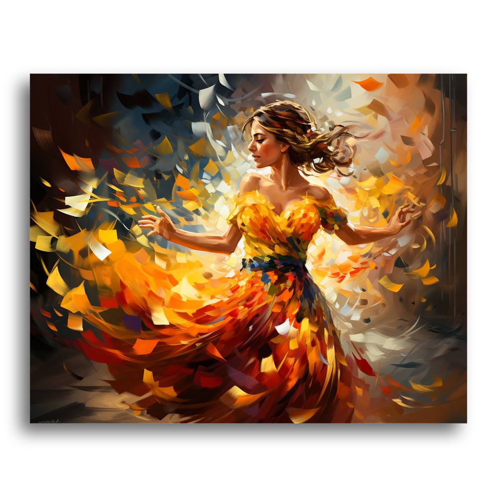 Fiery Dance Woman – Paint by Numbers Kit