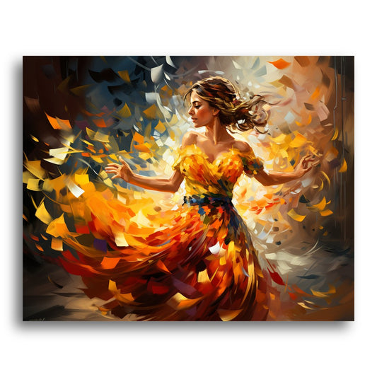 Fiery Dance Woman – Paint by Numbers Kit