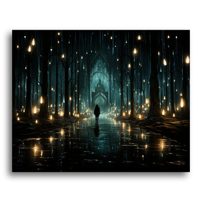 Enchanted Forest Path – Paint by Numbers Kit