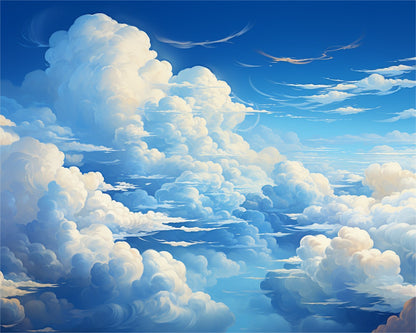 Majestic Cloudscape Horizon – Paint by Numbers Kit
