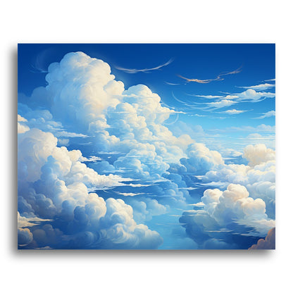 Majestic Cloudscape Horizon – Paint by Numbers Kit