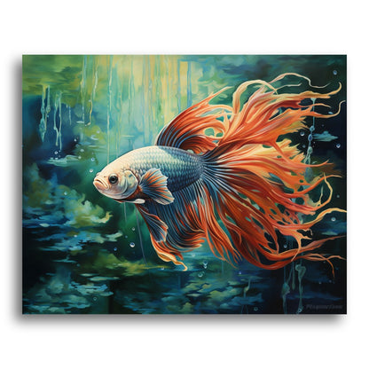 Regal Betta Fish – Paint by Numbers Kit