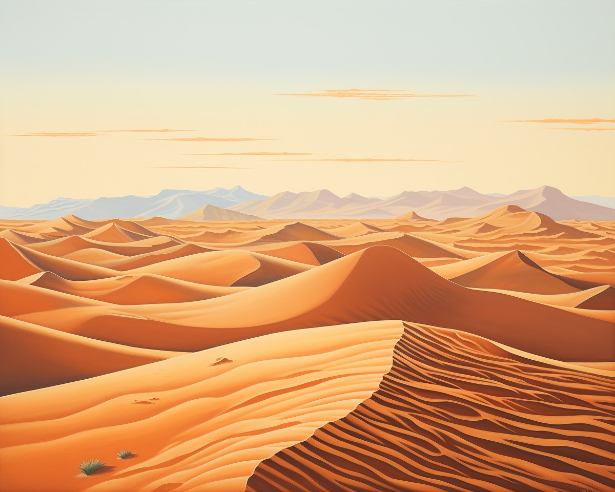 Golden Desert Dunes – Paint by Numbers Kit