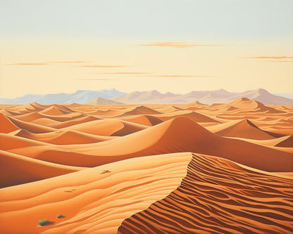 Golden Desert Dunes – Paint by Numbers Kit
