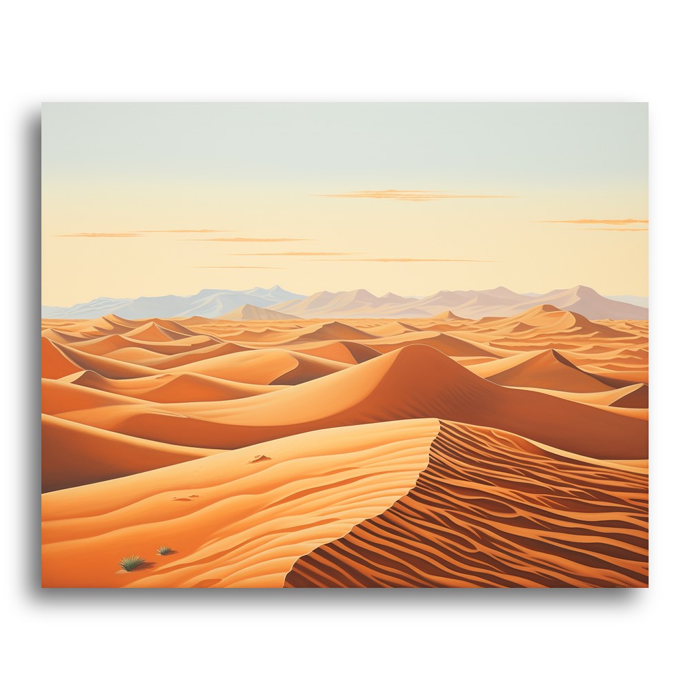 Golden Desert Dunes – Paint by Numbers Kit