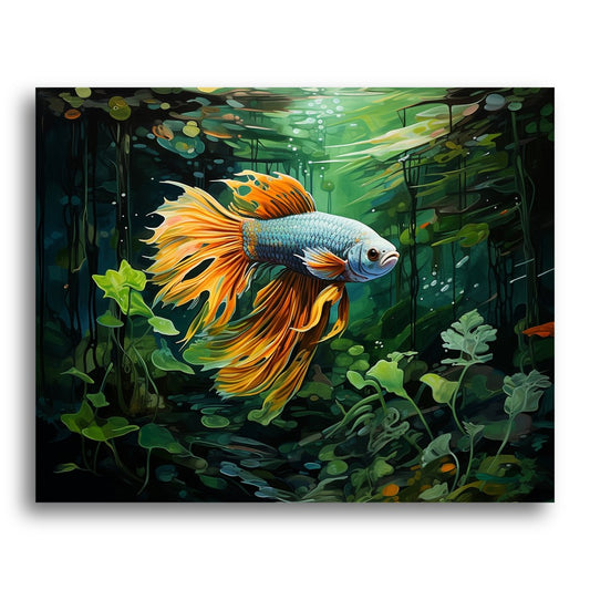 Radiant Betta Fish – Paint by Numbers Kit