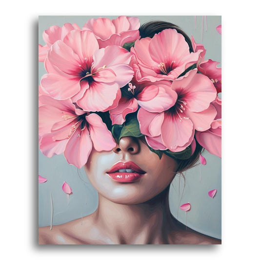 Blossom Veil Woman – Paint by Numbers Kit
