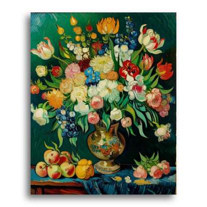 Vibrant Floral Still Life – Paint by Numbers Kit