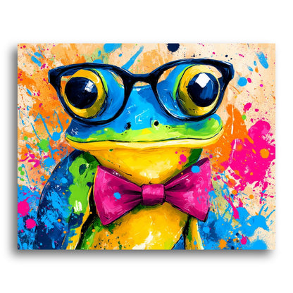 Dapper Frog Portrait – Paint by Numbers Kit