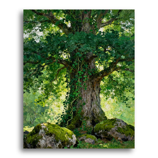 Ancient Forest Oak – Paint by Numbers Kit