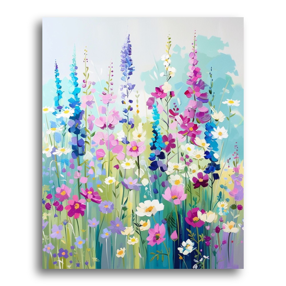 Lupine and Wildflowers – Paint by Numbers Kit
