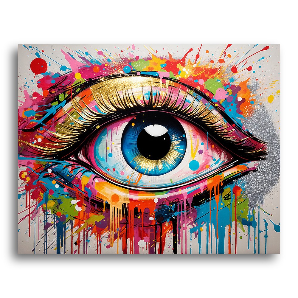 Vivid Blue Eye – Paint by Numbers Kit